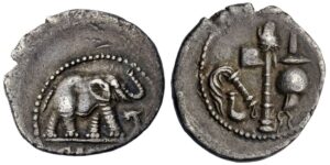 Roman Republic, Julius Caesar, AR Denarius, struck 49-48 BC,