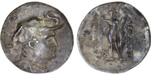 BACTRIA: Demetrios I Aniketos, ca. 200-185 BC, AR tetradrachm