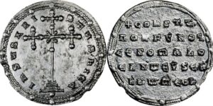 CONSTANTINE VII with ROMANUS II, 913-959. AR Miliaresion (2.63 gms), Constantinople Mint, ca. 945-959. EXTREMELY FINE.