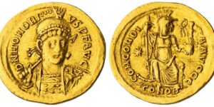 Roman Empire, Honorius (AD 393-423), AV Solidus,