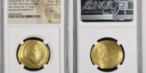 CONSTANTINE X, 1059-1067. AV Histamenon Nomisma (4.39 gms), Constantinople Mint, ca. 1065-1067.