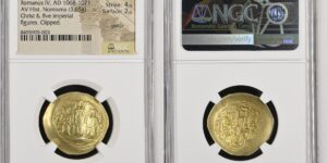 ROMANUS IV, 1068-1071. AV Histamenon Nomisma (3.65 gms), Constantinople Mint.