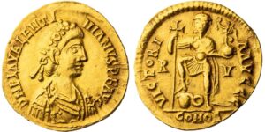 Roman Empire, Valentinian III (425-455), AV Solidus,