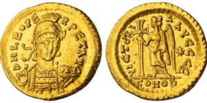 Roman Empire, Leo I (AD 457-474), AV Solidus, Constantinople,