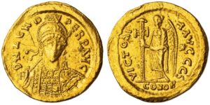 Roman Empire, Zeno (AD 476-491), AV Solidus, Constantinople,