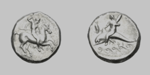 CALABRIA, Tarentum. Circa 290-281 BC. AR Nomos