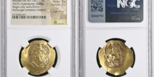 MICHAEL VIII, 1261-1282 (EMPEROR OF NICAEA 1258-61). AV/EL Hyperpyron (4.08 gms), Constantinople Mint.