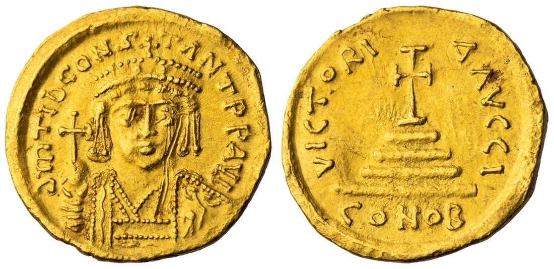 Byzantine Empire, Tiberius II (578-582), AV Solidus,