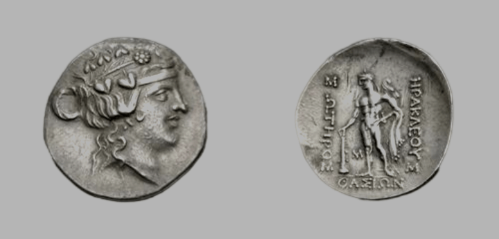 ISLANDS off THRACE, Thasos. Circa 140-110 BC. AR Tetradrachm