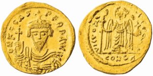 Byzantine Empire, Phocas (602-610), AV Solidus, Constantinople,