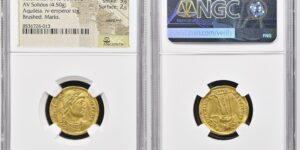 Roman Empire, Valentinian I (AD 364-375), AV Solidus, Aquileia,