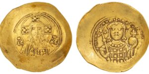 Byzantine Empire, Michael VII Ducas (1071-1078), AV Histamenon Nomisma (scyphate)