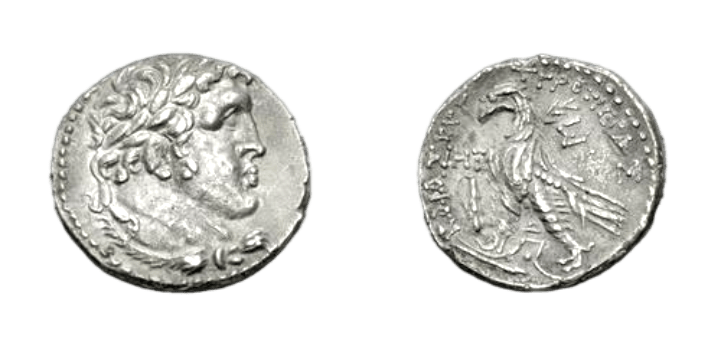 PHOENICIA, Tyre. 126/5 BC-AD 65/6. AR Shekel (29mm, 13.38 g, 12h). Dated CY 68 (59/8 BC).