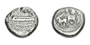 PHOENICIA, Sidon. Ba`alšillem (Sakton) II. Circa 401-365 BC. AR Dishekel