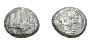PHOENICIA, Sidon. temp. Ba`alšillem (Sakton) I-Ba’ana. Circa 425-401 BC. AR Dishekel