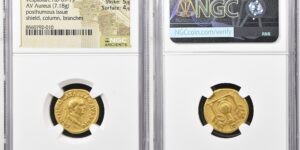 Ancient Roman Gold Aureus – Divus Vespasian Commemorative (AD 80–81)