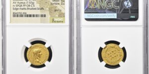 Ancient Roman Gold Aureus – Emperor Claudius (AD 46–47)