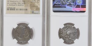 SICILY, Syracuse. 450-440 BC. AR Tetradrachm (28mm, 17.13 gm) NGC