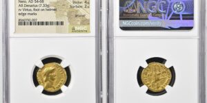 Ancient Roman Gold Aureus – Emperor Nero, Lugdunum Mint (AD 63)