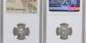 CARIAN ISLANDS. Rhodes. Ca. 305-275 BC. AR didrachm (18mm, 12h). NGC Choice VF