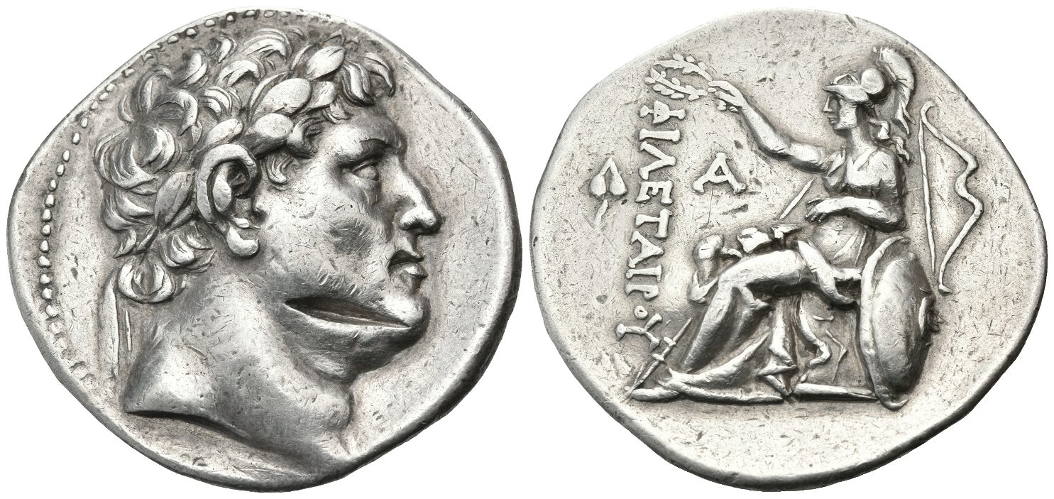 KINGS OF PERGAMON. Attalos I, 241-197 BC. Tetradrachm (Silver, 32.5 mm, 17.00 g, 12 h)