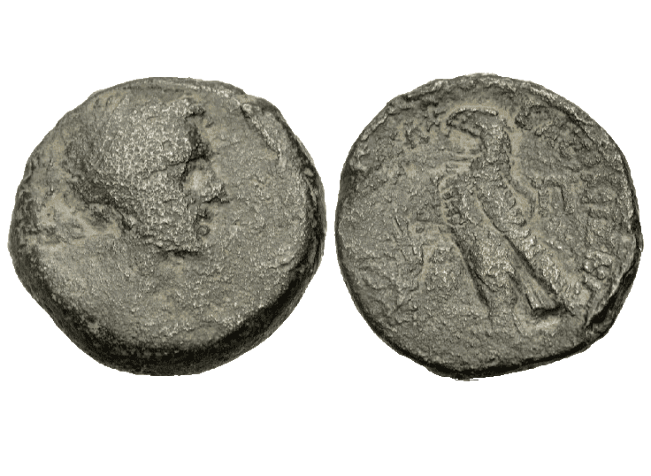 PTOLEMAIC KINGS of EGYPT. Kleopatra VII Thea Neotera. 51-30 BC. Æ Diobol – 80 Drachmai