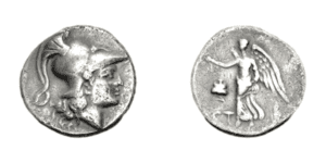 PAMPHYLIA, Side. Circa 205-100 BC. AR Tetradrachm (29mm, 16.13 g, 12h). St–, magistrate.