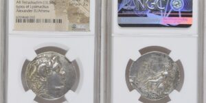 THRACE, Byzantion. Circa 210-195 BC. AR Tetradrachm (31.5mm, 16.58 g, 12h). In the name and types of Lysimachos.