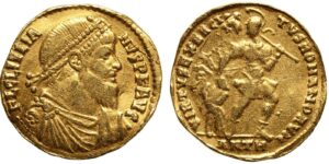 Ancient Roman Gold Solidus – Emperor Julian II "the Apostate" (AD 361–363)